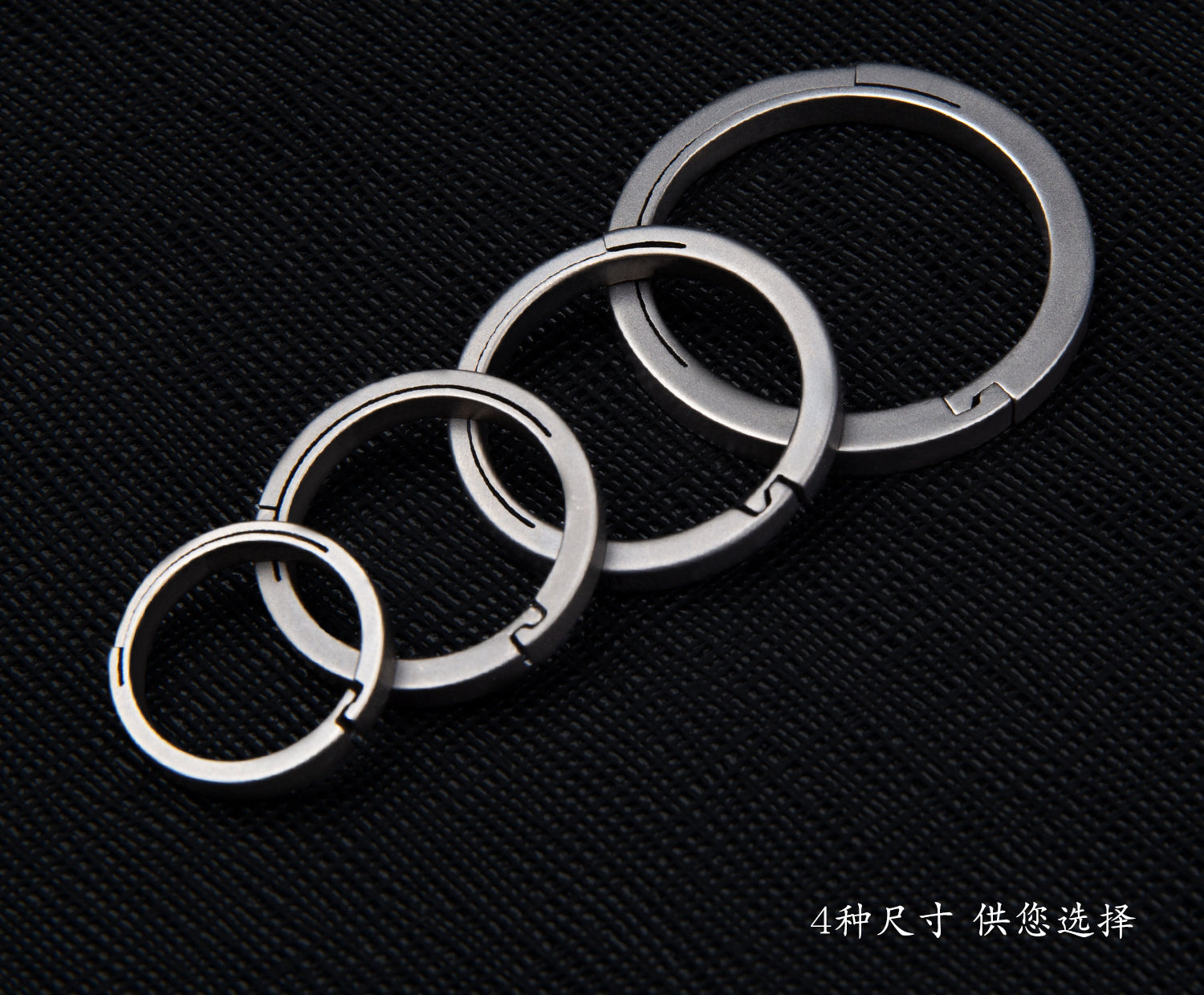 Titanium Alloy Key Rings Keychains Buckle Pendant Super Light Man Car Keychain for Male Creativity Gift Keyfobs Crafts Key Ring-0