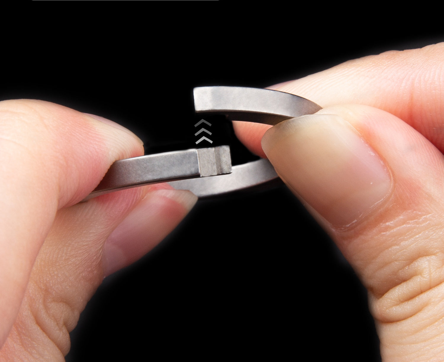 Titanium Alloy Key Rings Keychains Buckle Pendant Super Light Man Car Keychain for Male Creativity Gift Keyfobs Crafts Key Ring-2