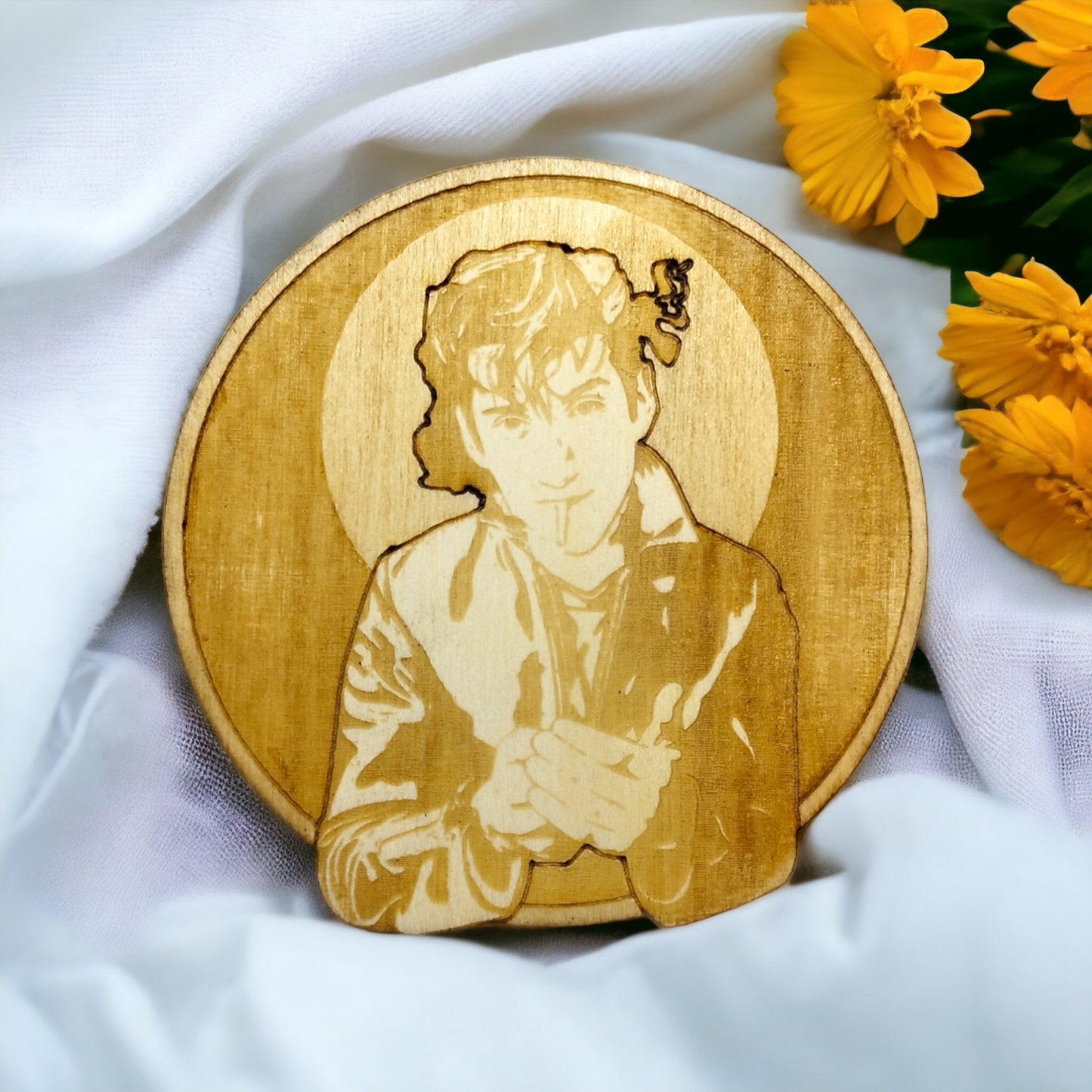 Set of 6 Arctic Monkeys Wooden Coasters - Handmade Gift - Housewarming - Wood Kitchenware - Rock Band