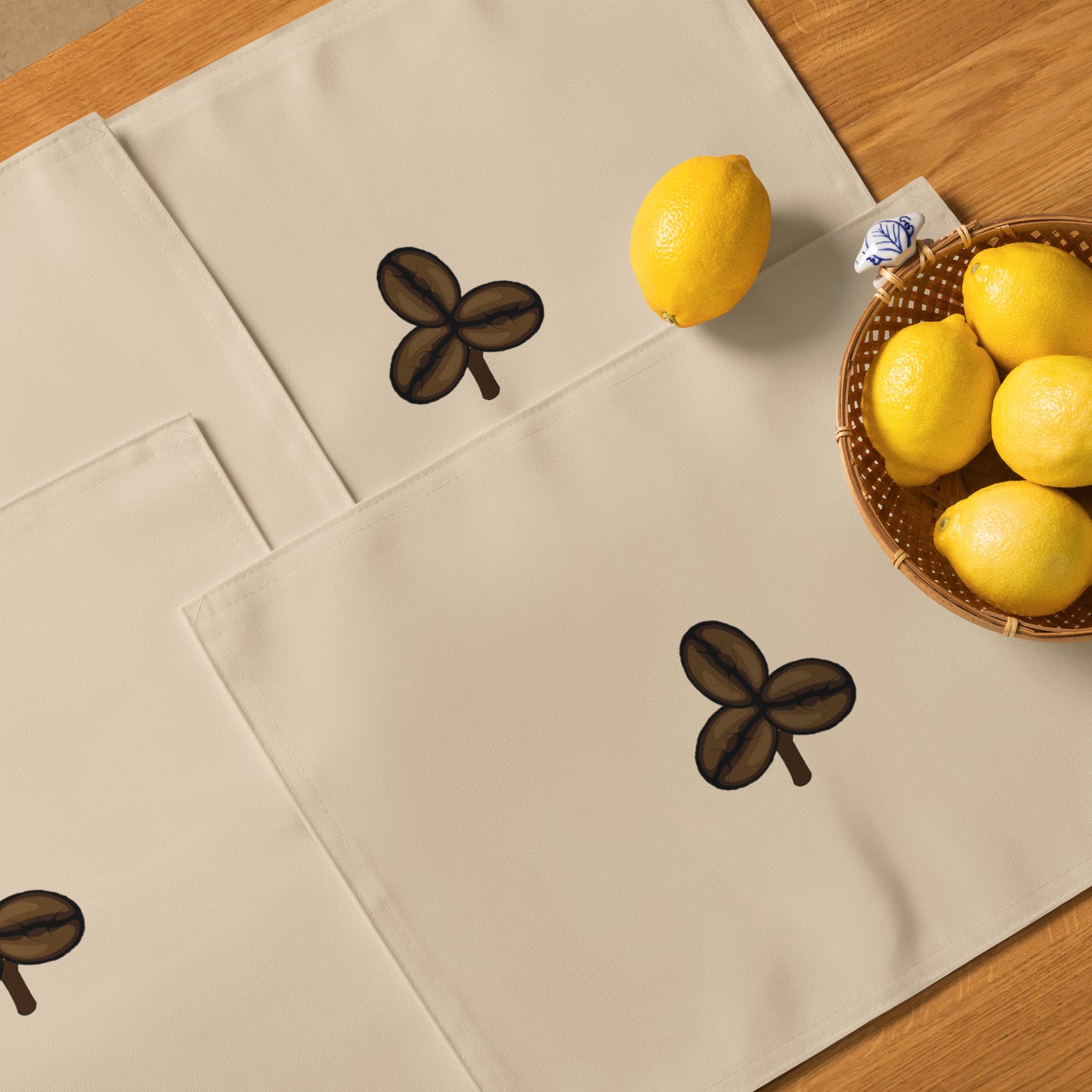 Coffee Clover Placemat Set - Macchiato-1